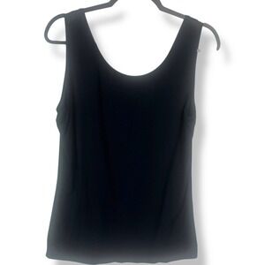 Hanro of Switzerland Black Tank Top Womens Size XL Casual Quiet Luxury Cozy Soft